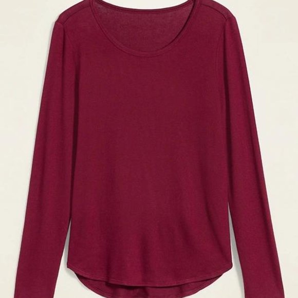 Old Navy Cozy Plush-Knit Long-Sleeve Tee for Women - Picture 3 of 3